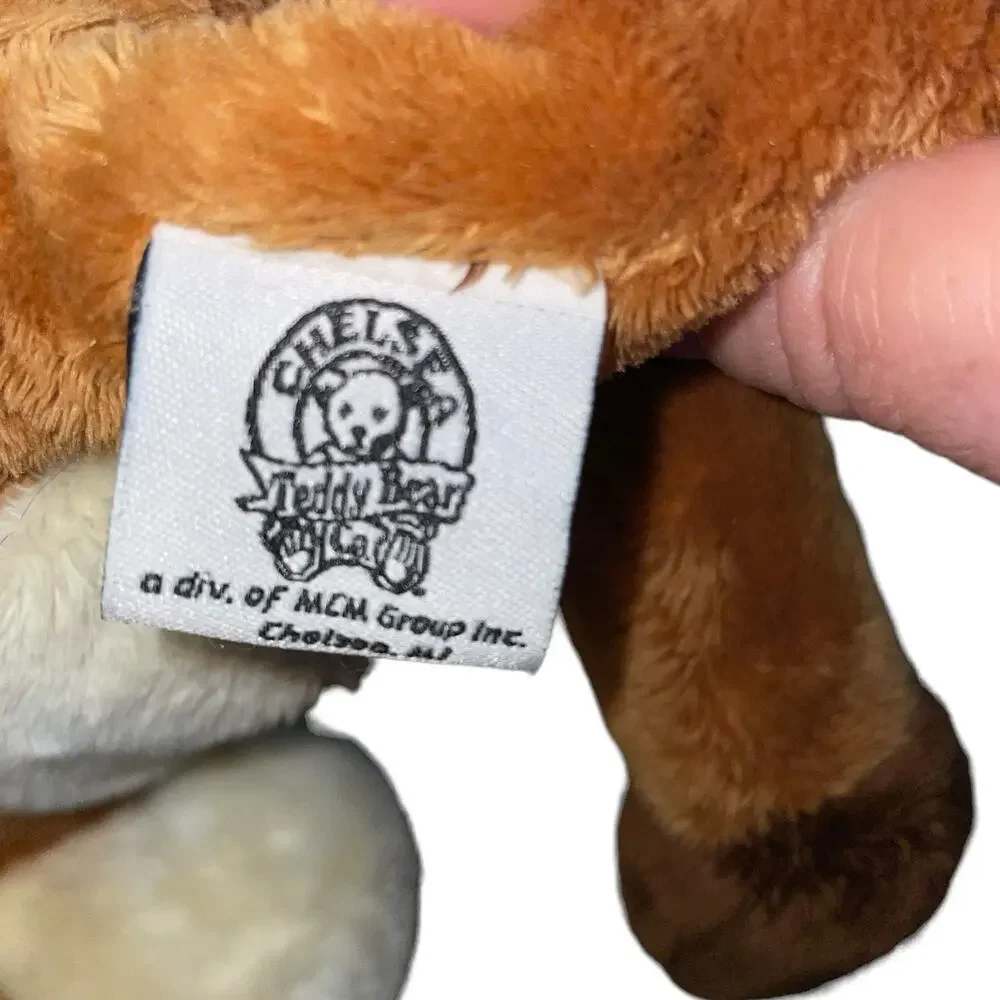 Chelsea Teddy Bear Cow Plush 12” Stuffed Animal Nursery Bedroom Decor Gift OS